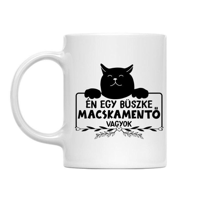Én egy büszke cicamentő vagyok - Bögre