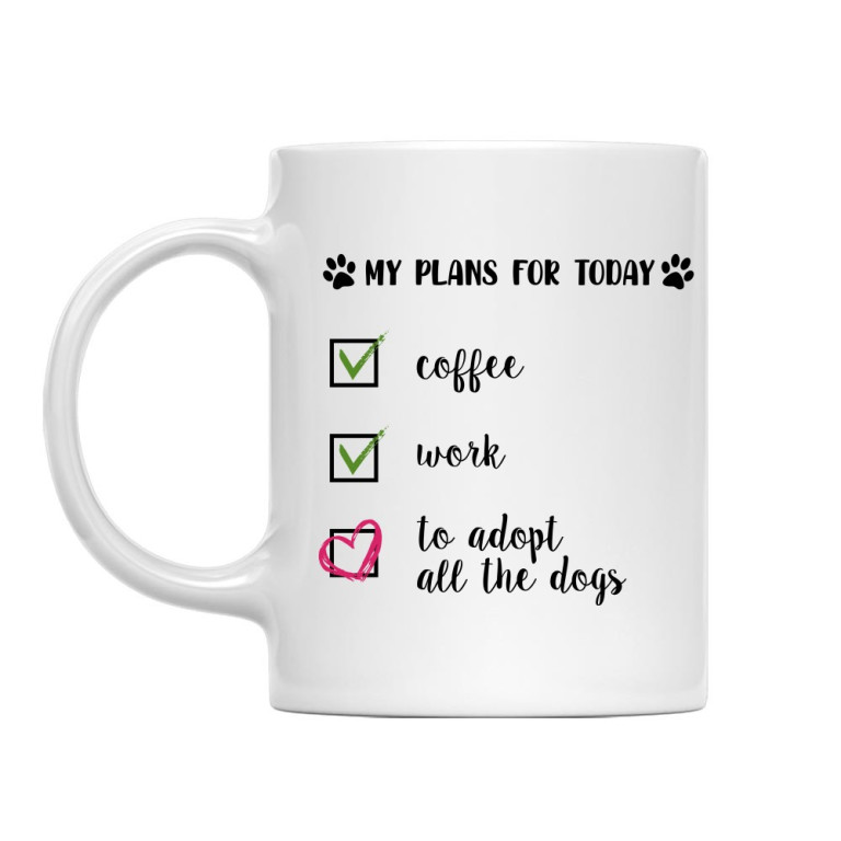 Plans for today - rescue dog