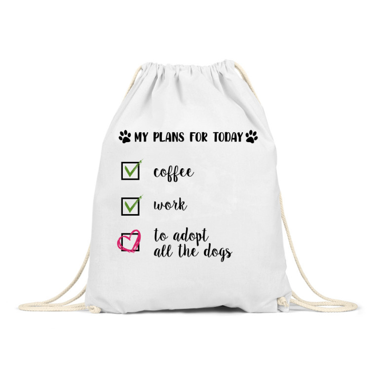 Plans for today - rescue dog