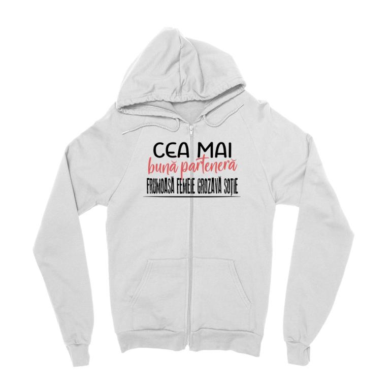Cea mai grozavă soție - Hanorac cu fermoar