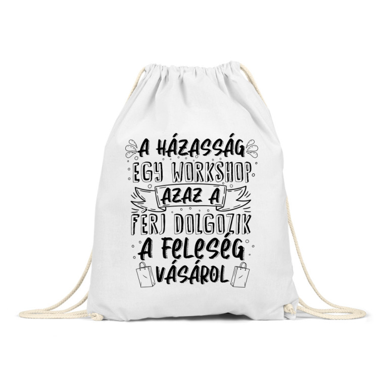 A házasság egy workshop - Tornazsák