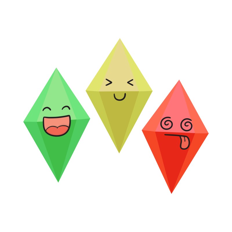 Sims - three moods