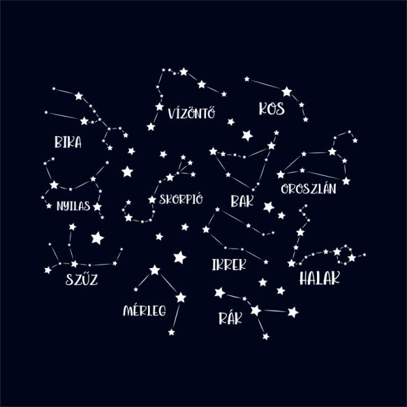 Csillagjegyek Horoszkóp Pólók, Pulóverek, Bögrék - Horoszkóp