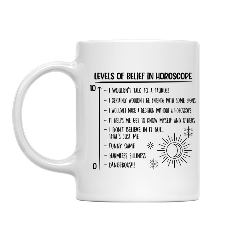 The belief in the horoscope
