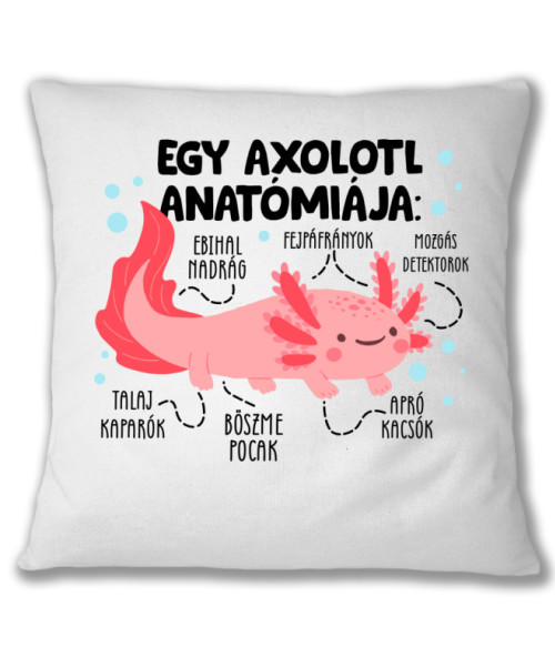 Egy axolotl anatómiája Axolotl Párnahuzat - Axolotl
