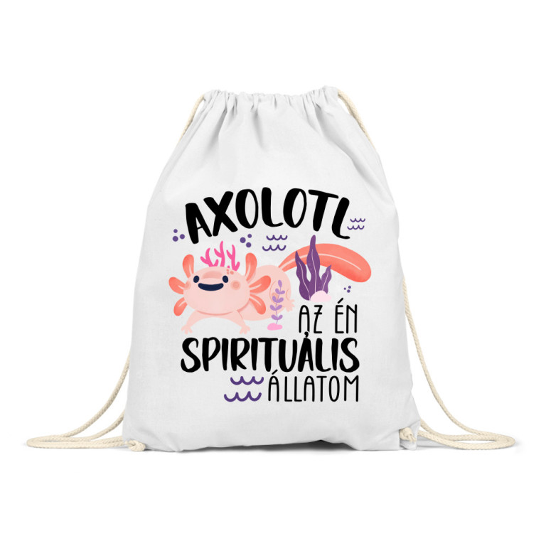 Az én spirituális állatom - Axolotl - Tornazsák