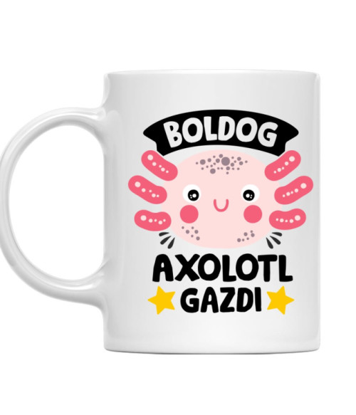 Boldog axolotl gazdi Axolotl Bögre - Axolotl