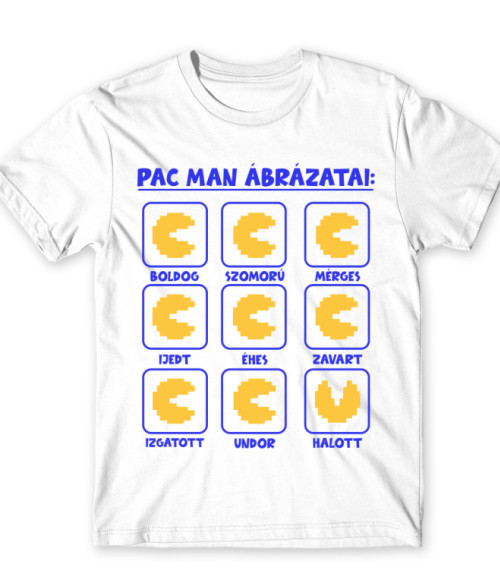 Pack man ábrázatai Pac man Póló - Pac man