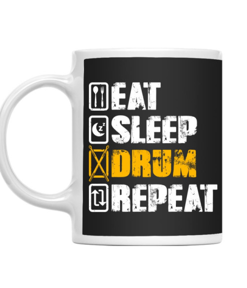 Eat sleep drum repeat Dob Bögre - Zene