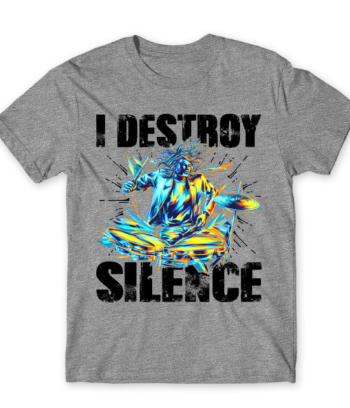 I destroy silence Dob Póló - Zene