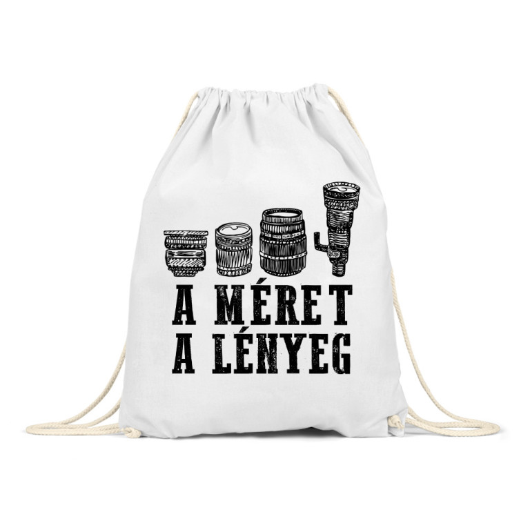 A méret a lényeg - fotós - Tornazsák
