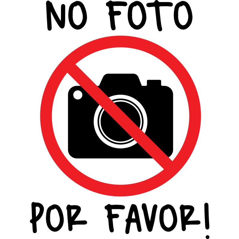 No foto por favor!