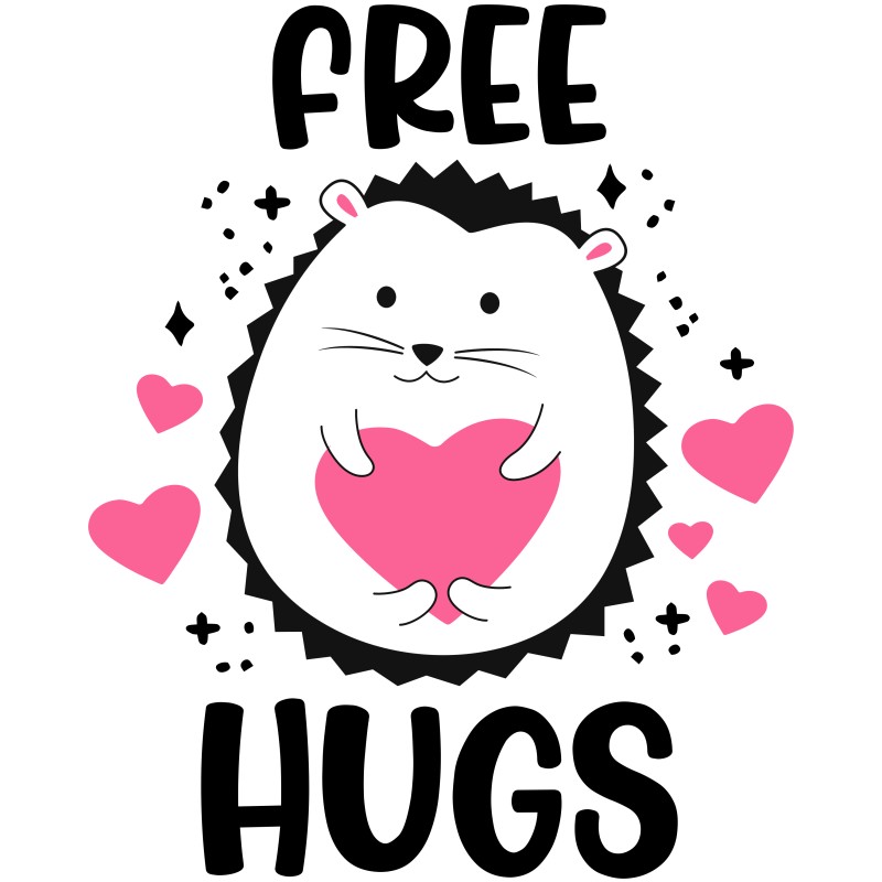 Free hugs - hedgehog