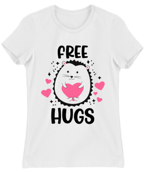 Free hugs - hedgehog Sünis Női Póló - Sünis