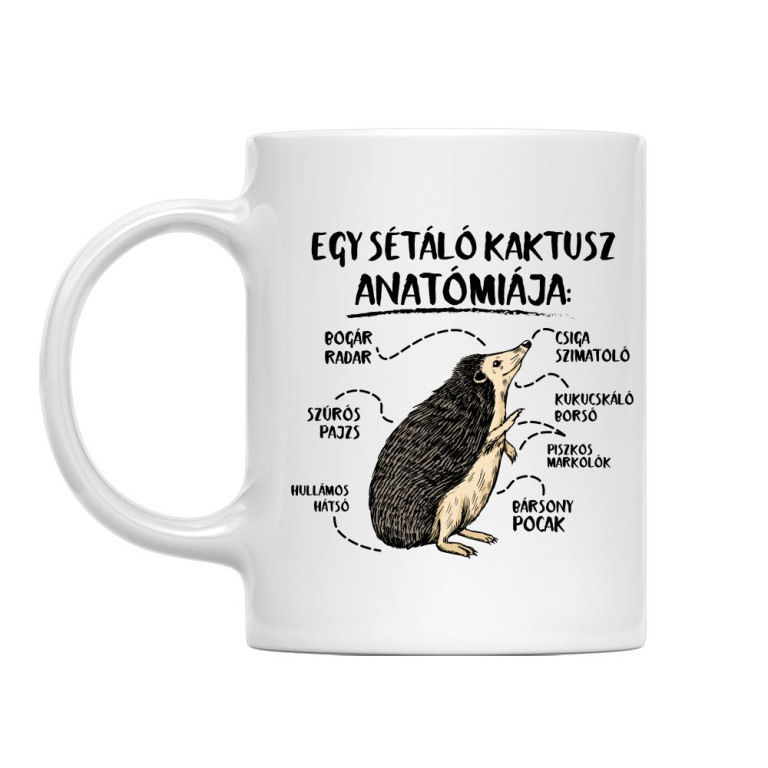 Egy sétáló kaktusz anatómiája - Bögre
