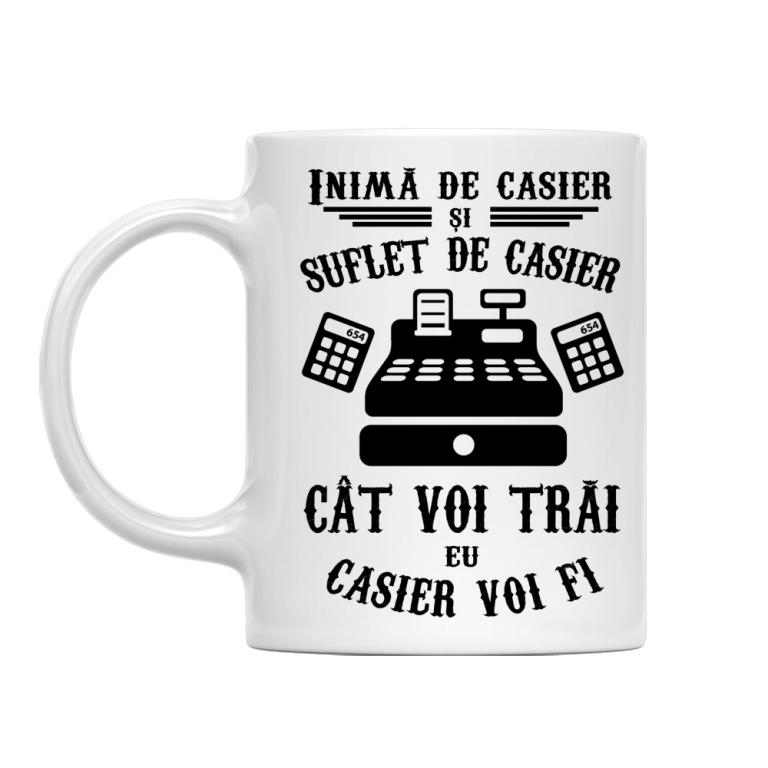 Inimă de casier, suflet de casier - Cană