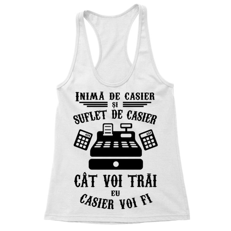 Inimă de casier, suflet de casier - Tricou pentru femei