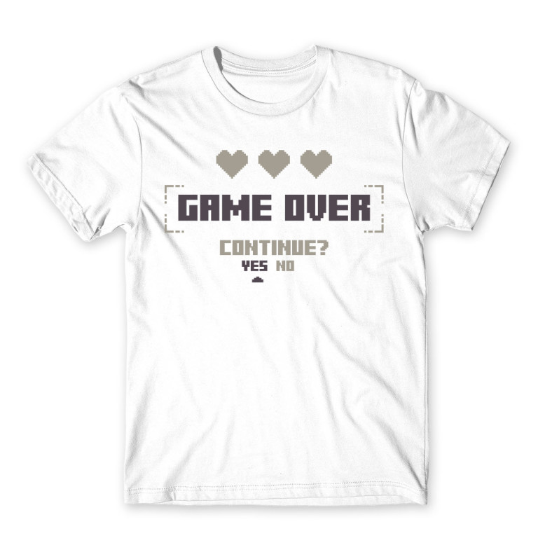 Game Over - Continue? - Férfi Póló