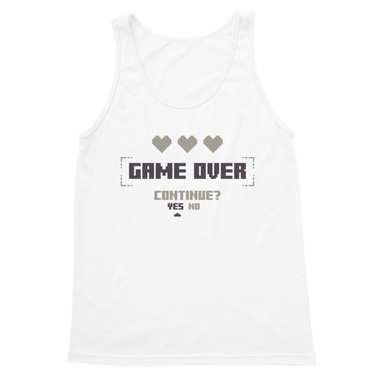 Game Over - Continue? - Férfi Trikó