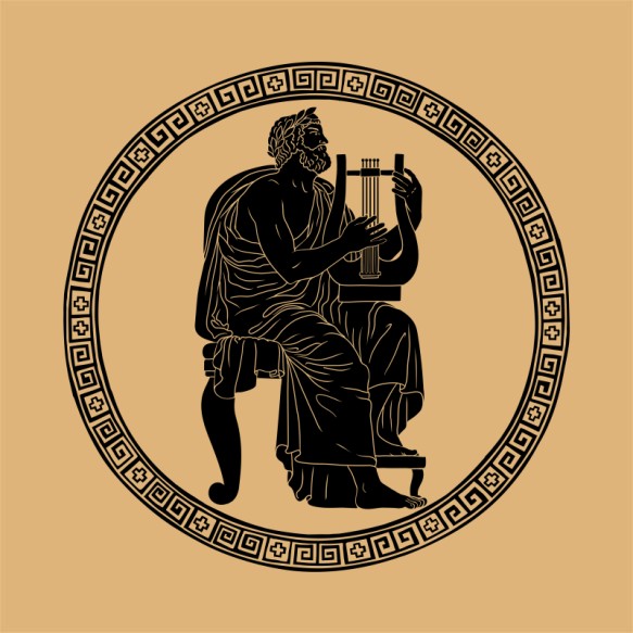 Ancient greek motif Görög mitológia Pólók, Pulóverek, Bögrék - Kultúra