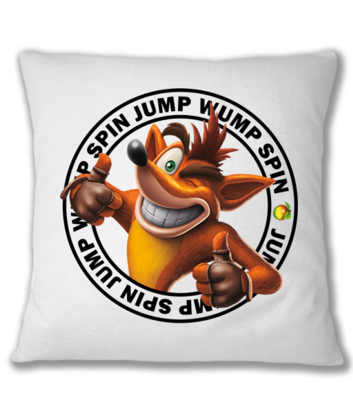 Jump Wump Spin Crash Bandicoot Párnahuzat - Gaming