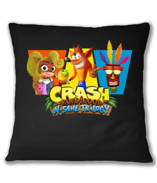 Crash N. Sane Crash Bandicoot Párnahuzat - Gaming