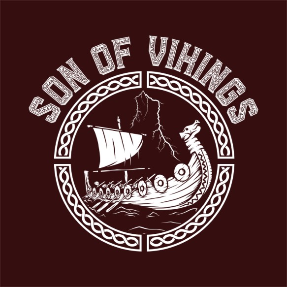 Son of vikings Viking Pólók, Pulóverek, Bögrék - Viking