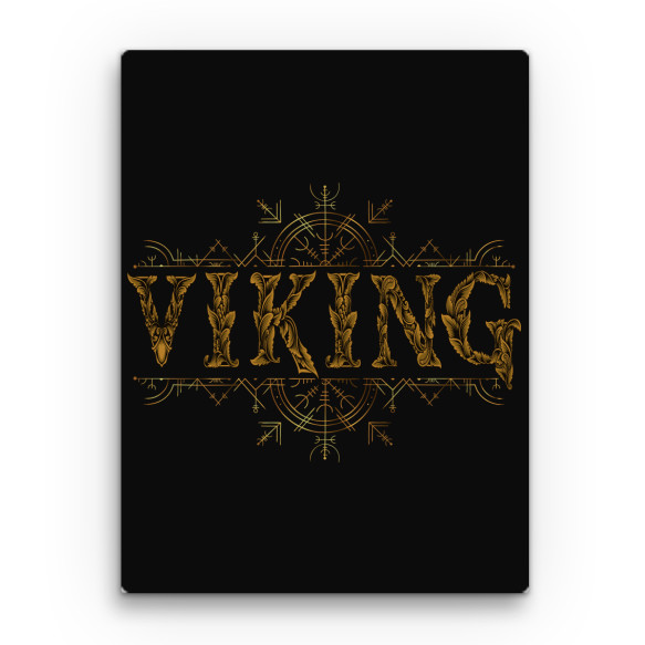 Floral viking sign Viking Vászonkép - Viking