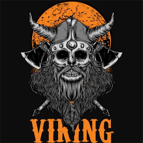 Viking koponya Viking Pólók, Pulóverek, Bögrék - Viking