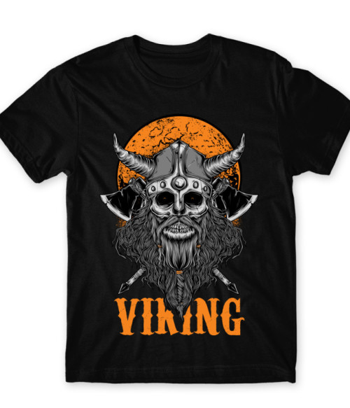Viking koponya Viking Férfi Póló - Viking