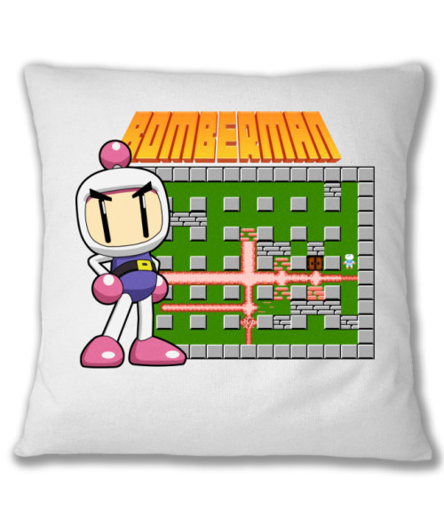 Bomberman Retro gaming Párnahuzat - Retro gaming