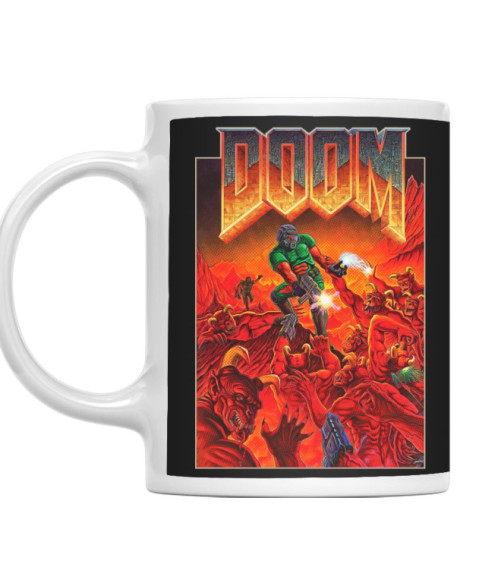 Doom poster Retro gaming Bögre - Retro gaming