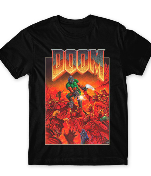 Doom poster Retro gaming Póló - Retro gaming
