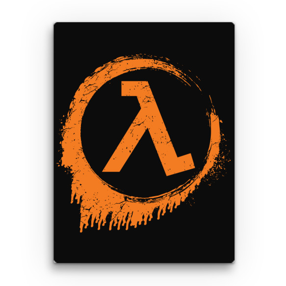 Half Life logo Retro gaming Vászonkép - Retro gaming
