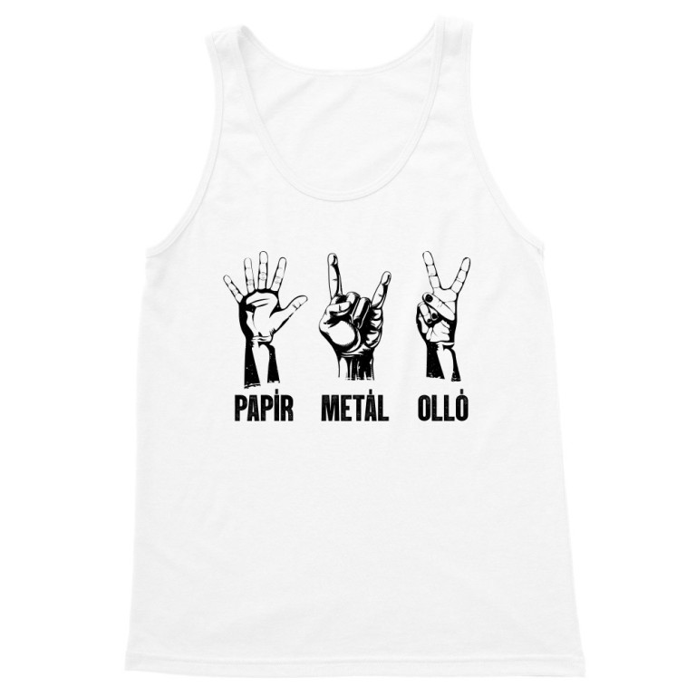 Papír, metál, olló - Férfi Trikó