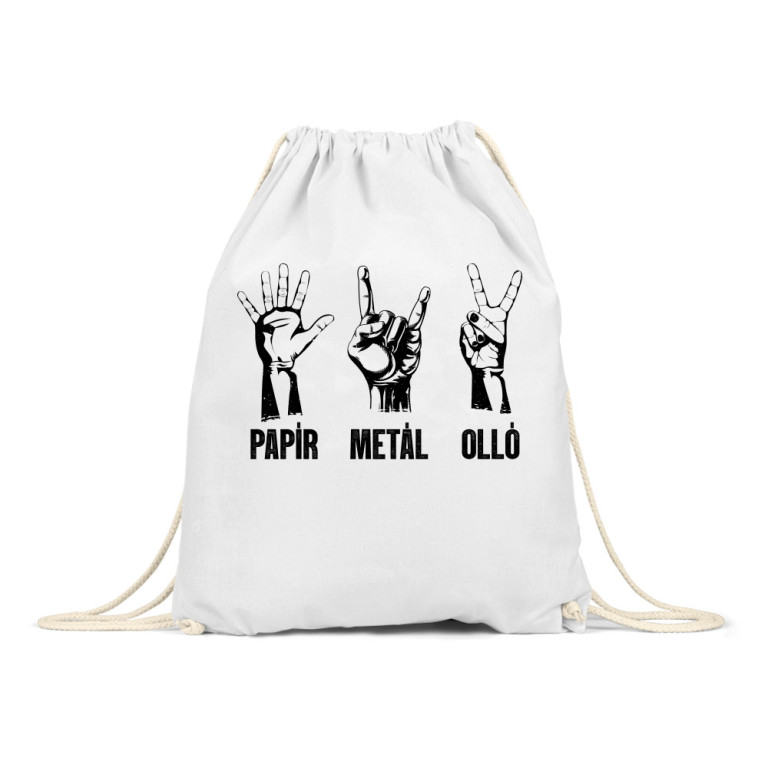 Papír, metál, olló - Tornazsák