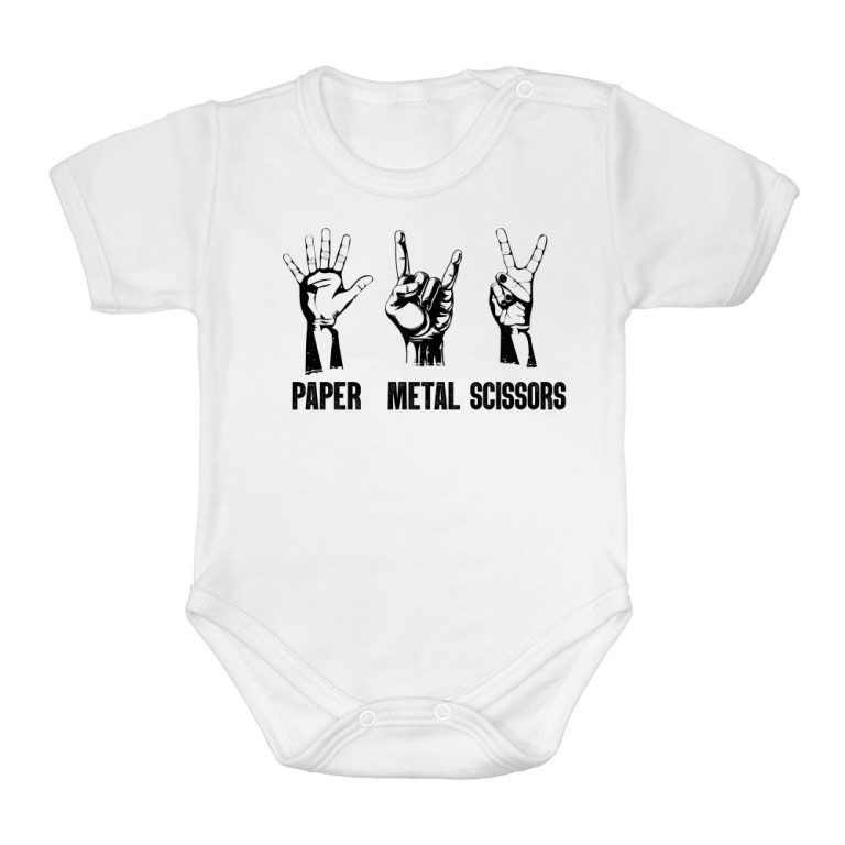 Paper, metal, scrissors