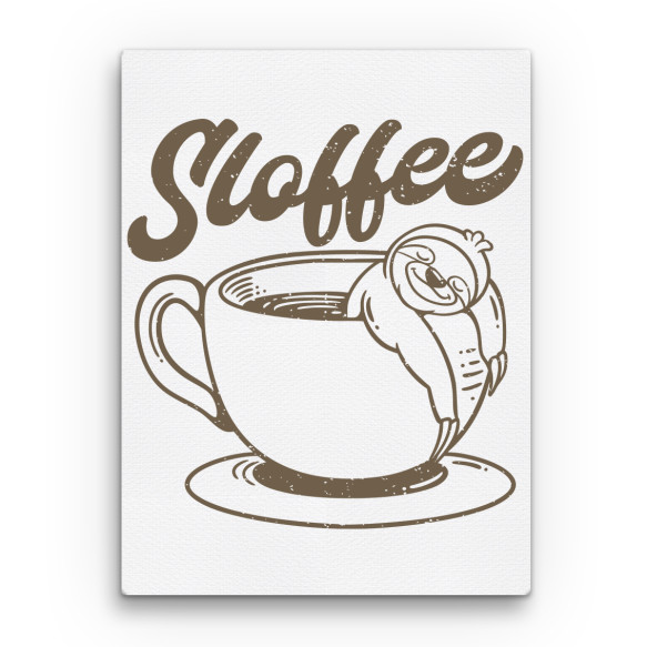 Sloffee Kávés Vászonkép - Kávés