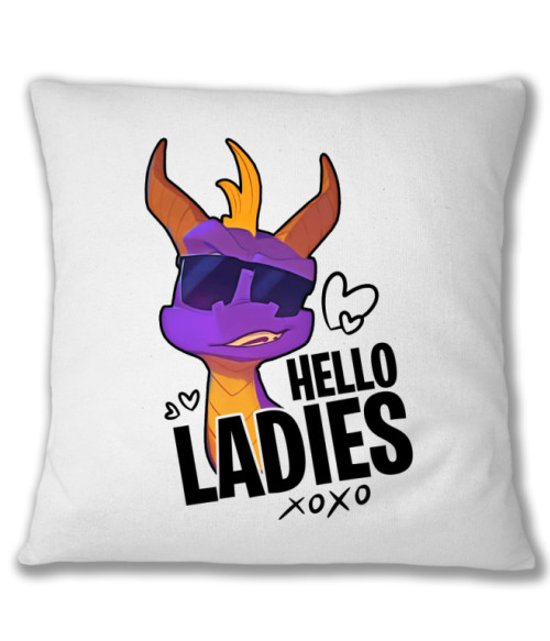 Hello Ladies - Dragon Spyro Párnahuzat - Spyro