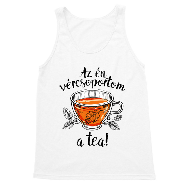Az én vércsoportom a tea - Férfi Trikó