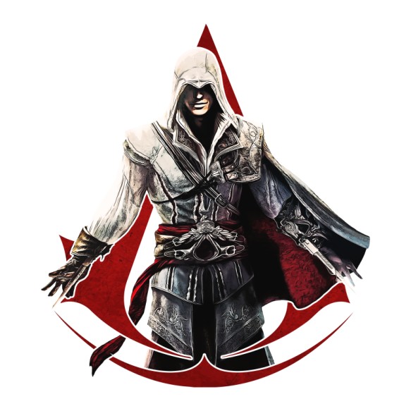 Assassin logo Assasins Creed Pólók, Pulóverek, Bögrék - Gaming