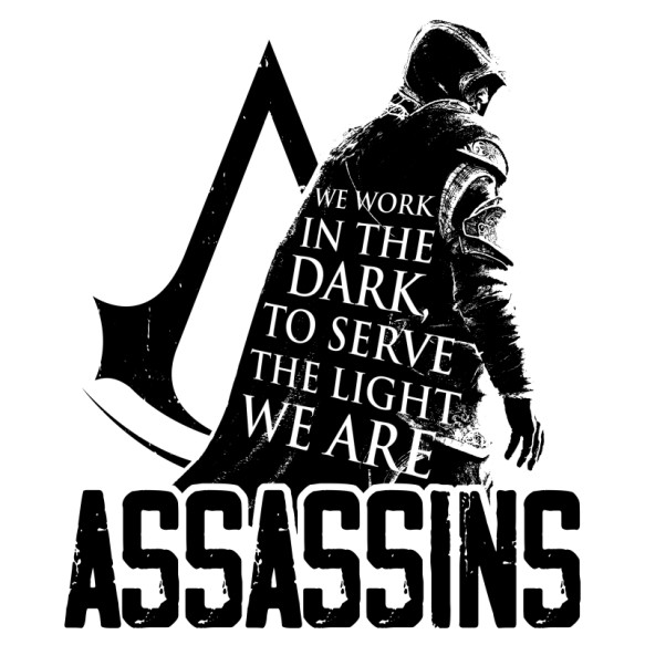 Assassin Quote Assasins Creed Pólók, Pulóverek, Bögrék - Gaming
