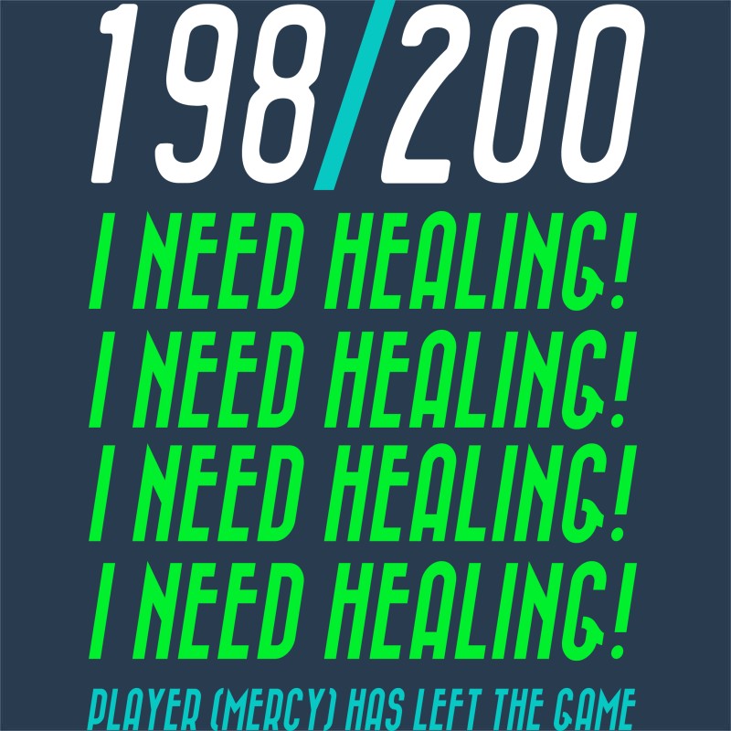 Mercy has left the game