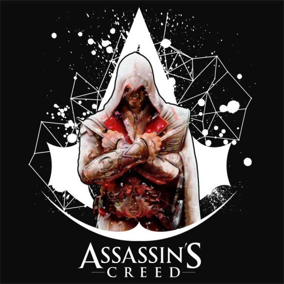 Assassin Badge Assasins Creed Pólók, Pulóverek, Bögrék - Gaming