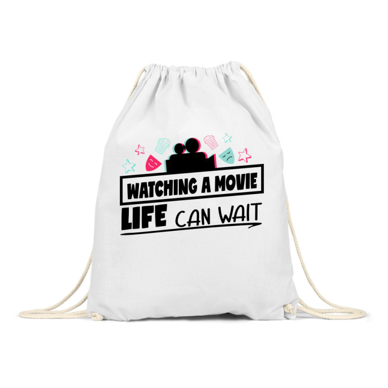 I am watching a movie, life can wait