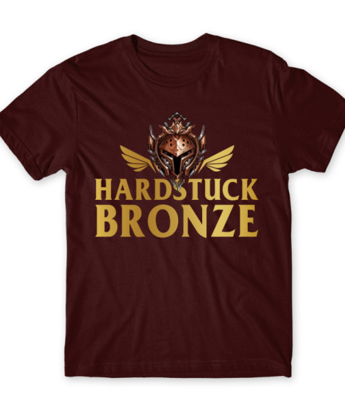 Hardstuck Bronze League of Legends Férfi Póló - League of Legends