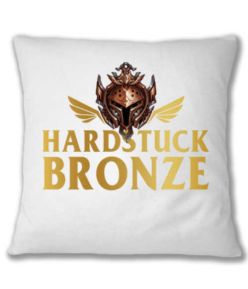 Hardstuck Bronze League of Legends Párnahuzat - League of Legends