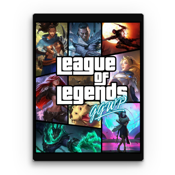 League os Legends GTA League of Legends Vászonkép - League of Legends