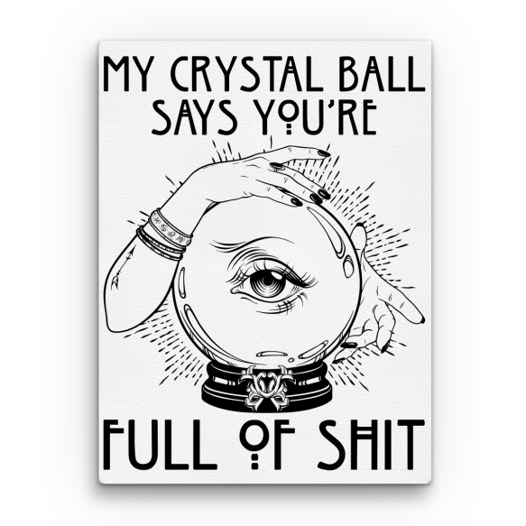 My Crystal Ball Halloween Vászonkép - Ünnepekre