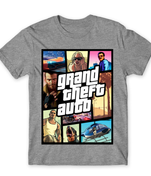 GTA Poszter Grand Theft Auto Póló - Grand Theft Auto